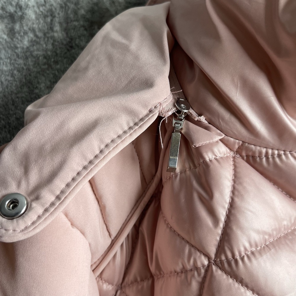 Marc New York Andrew Mark Womens XL Pink Quilted Puffer Jacket Full Zip NWT NEW - Picture 11 of 11